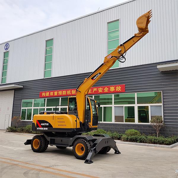8 ton wheeled excavator 5